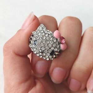Hello kitty jeweled ring